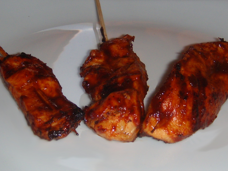 A Small Pate of Chicken Satay, Picture