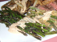 Click here to go to my recipe for Grilled Asparagus