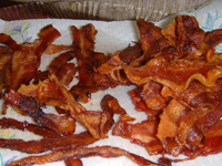 A Pile of COoked Bacon, Picture