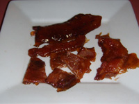 Click here to go to my recipe for Bacon Brittle