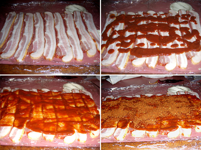 Bacon, Grilled, Meat Loaf, Setting up Bacon Picture