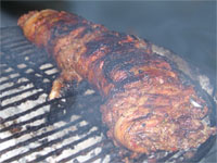 Bacon, Grilled, Meat Loaf, Cooked on the Grill Picture