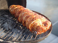 Bacon, Grilled, Meat Loaf, Wrapped on the Grill Picture