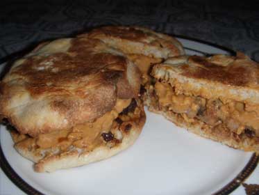 Bacon Peanut Butter Muffin Picture