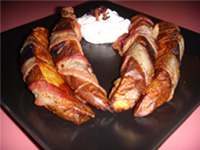 Bacon Wrapped Steak Fries Picture