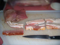 Slicing Bacon Picture