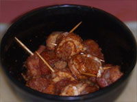 Making the Rub for Mahi Mahi with Bacon Picture