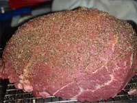 Top Round Roast Beef, Spiced and Ready for the Oven Picture