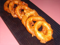 Click here to go to my recipe for Beer Battered, Onion Rings