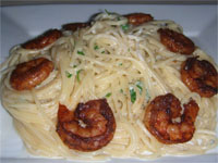 Click here to go to my recipe for Blackened Shrimp Fettucini