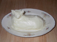 The Butter Lamb has been Shaped Picture