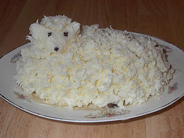 How to make a Polish Easter, Butter Lamb Recipe Picture