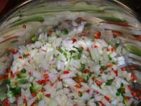 Hot and Spicy, Dirty Rice, cooking the vegetables Picture