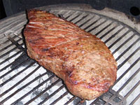 Cajun Grilled London Broil, on the Grill Picture