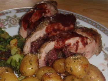 Cherry Sauce with Port Wine Picture