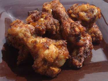 Click here to go to my recipe for Boiled, then Baked Chicken Wings