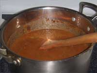 Chicken and Sausage Gumbo the Finished Roux Picture