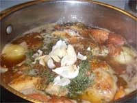 Adding the Spices to the Soup Picture