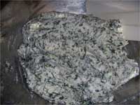 Stuffed Chicken Florentine, Mixing the Cheese Picture