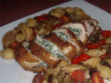 Click here to go to the Stuffed Chicken Florentine  page