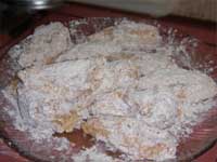 Lightly Floured, Fried Wings, Breaded and Ready for Frying, Picture