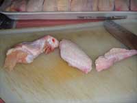 Cutting, Chicken Wings, Picture