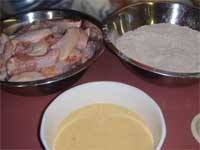 Ready to Bread the Chicken Wings Picture