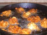 Frying Conch Fritters Picture