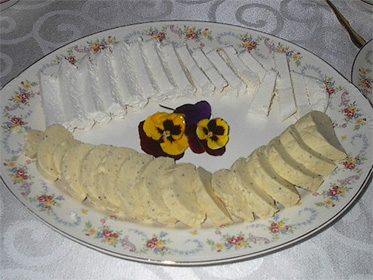 Plated Easter Egg Cheese Picture