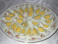 Sliced, Hard Boiled Eggs Picture
