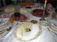 Polish Easter Brunch Table Picture