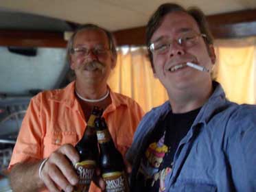 A quick Beer on the boat, Picture