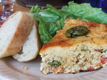 Fiddlehead Fern Frittata, Picture