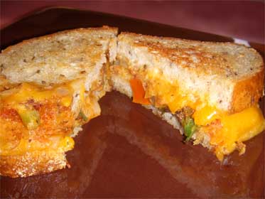SouthWestern Grilled Cheese, from Leftovers Picture