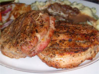 Click here to go to my recipe for Grilled Pork Loin Chops 