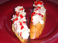 Grouper Salad on Crostini Picture