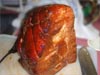Jamaican Jerked Baked Ham, Carving Picture