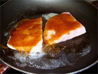 Frying the Ham Picture