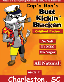 Picture of a Blackened Salmon.