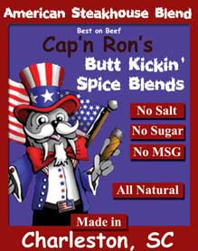 Picture of a Steakhouse Spice Blend Label Label.