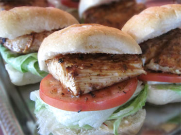 Grilled Mahi, Lettuce, and Tomato Sandwich Picture