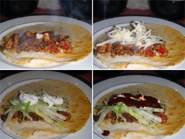 Stuffing the Fajita Picture