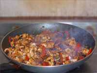 Cooking the Mahi - Mahi Picture