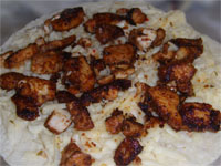 Placing the Mahi on a Tortilla Picture