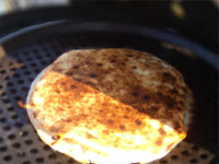 Cooking a Quesadilla on a Grill Picture