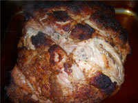 Pulled Pork, Finished Cooking Picture