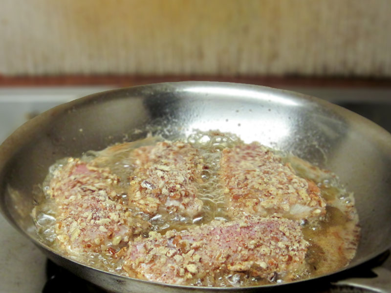 Frying Pecan Crusted Mahi-Mahi Picture