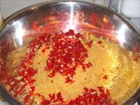 Hot and Smokey Pimento Cheese, Chopped Peppers and Cheese Picture