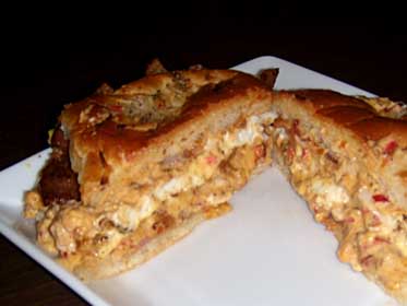 Bacon, Egg, and Pimento Cheese Sandwich Picture