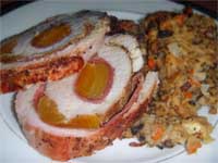 Click here to go to my recipe for Apricot Stuffed, Pork Loin Roast